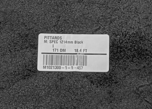 M-Spec Black : Lightly Printed Leather Cow Side : 1.2-1.4mm (Ex Pittards Stock) - Image 4