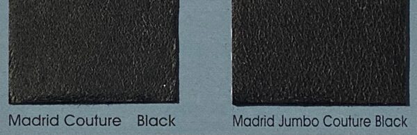 Madrid Jumbo Black Couture, Leather Lambskin : Italian Leather (0.8/0.9mm 2oz) 9 - Image 4