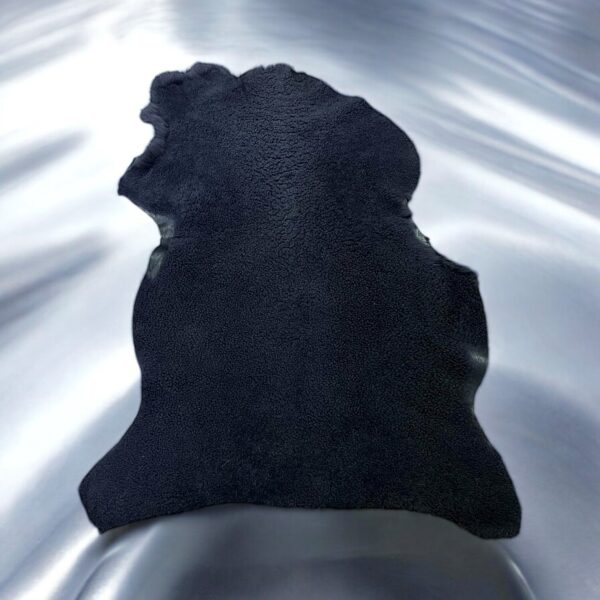 Merino Navy : 12mm Curly Wool 10 Piece Sheepskin Bundle with Suede Reverse (Ref-gh.eol) Bundle7 - Image 3