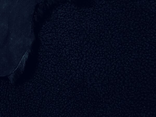Merino Navy : 12mm Curly Wool 10 Piece Sheepskin Bundle with Suede Reverse (Ref-gh.eol) Bundle7 - Image 2