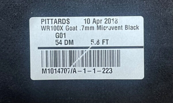 Microvent Black : Printed Goat Leather (Ex Pittards Stock) WR100XGoat.7mmMicrovent BlackAA - Image 4