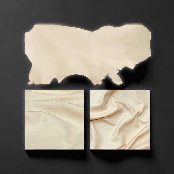 Milled (Soft) Natural, Vegetable Tanned Cow Side : This Leather Readily Accepts Dyes & Stains.  (0.8-1.2mm  2-3oz) 32