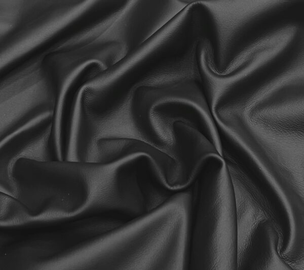 Minerva Black, Smooth Grain Upholstery Leather : 1.1-1.3mm (Ex Pittards Stock) - Image 3