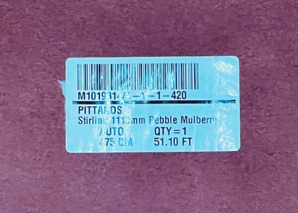 Stirling Pebble Mulberry Automotive Pebble Grain Leather Cow Hide : 1.1-1.3mm (Ex Pittards Stock) - Image 3