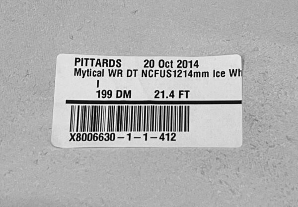 Mythical Ice-White, Semi-Firm Light Printed Grain Leather Cow Side : 1.2-1.4mm (Ex Pittards Stock) MythicalWRDT NCFUS1214mm IceWhite - Image 4