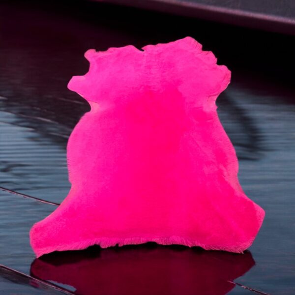 Merino Neon-Pink : 12mm Straight Wool 14 Piece Sheepskin Bundle with Nappalan Reverse (Ref-gh.eol) Bundle30 - Image 3