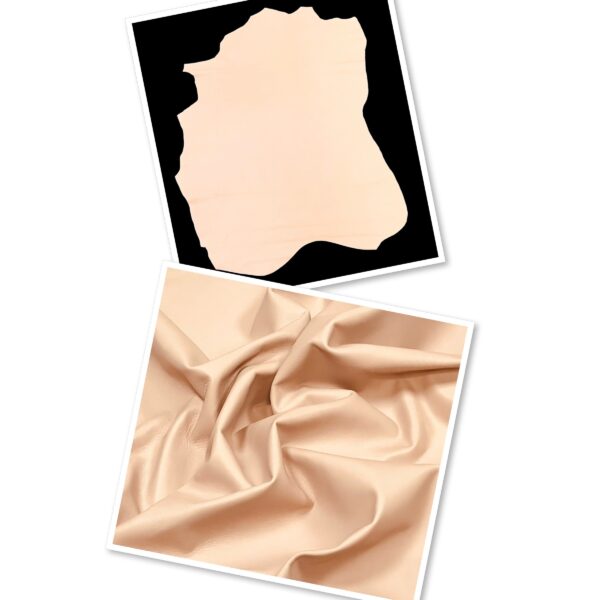 Madrid Lamb Nappa Nude : 0.5mm 1oz (Ref-gh.eol)