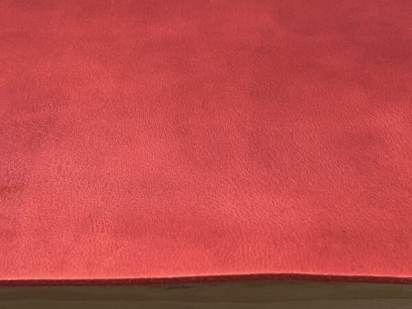 Red, Vegetable Tanned Buffalo Leather With Slight Pull-up : (3.5-4.0mm 9-10 oz) 10 - Image 3