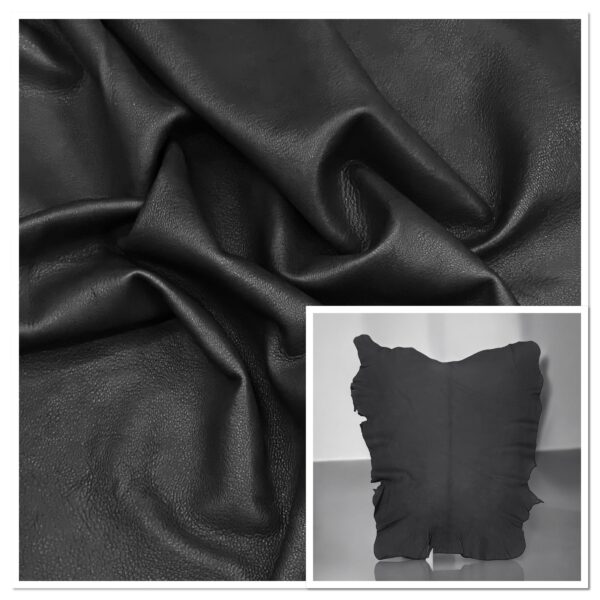 P'dos Graphite-Grey : Goat Leather: 1.0mm (Ex Pittards Stock) WR100XP'dosGoat1.0mmGrAA