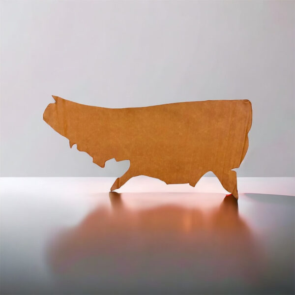 Peak Allium : Tan Coloured Pull-up Cow Sides, 1.4-1.6mm (Ex Pittards Stock) - Image 2