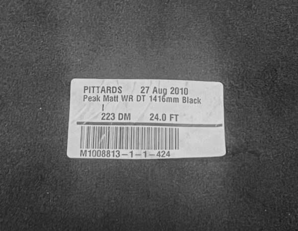 Peak Matt : Black Coloured Cow Side, 1.4-1.6mm (Ex Pittards Stock) - Image 4
