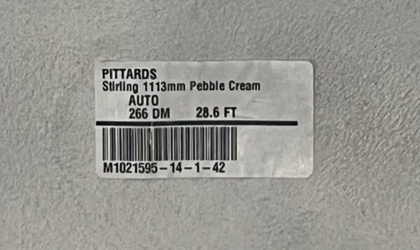 Stirling Pebble Cream Automotive Pebble Grain Leather Cow Side : 1.1-1.3mm (Ex Pittards Stock) - Image 3