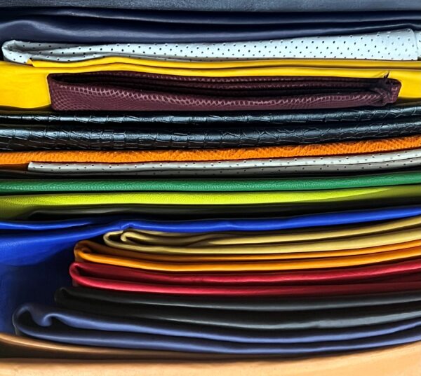 Ex Pittards Stock: Lamb & Goat Leather 45 sqft 10 Piece Mystery Bundle in Substance (0.5-0.9mm) - Image 2