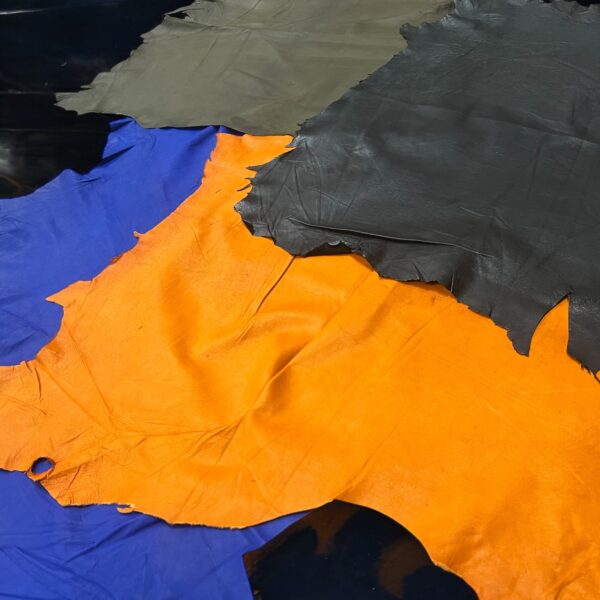 Ex Pittards Stock: Lamb & Goat Leather 45 sqft 10 Piece Mystery Bundle in Substance (0.5-0.9mm) - Image 4
