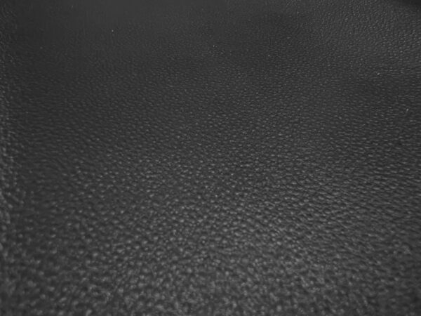 Premier Bright Black, Firm Printed Grain Leather Cow Side : 1.4-1.6mm (Ex Pittards Stock) - Image 3
