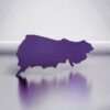 Biker Purple, Print Assisted Cow Side: (1.2-1.4mm 3oz) 29 - Image 2