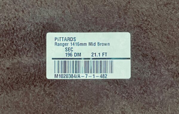 Ranger (Pittards Version) Mid-Brown : Leather Cow Side with Nubuck Appearance, 1.4-1.6mm (Ex Pittards Stock) - Image 4