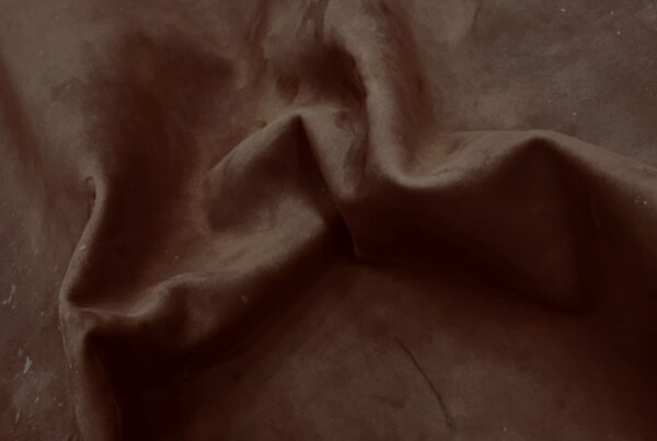 Ranger (Pittards Version) Mid-Brown : Leather Cow Side with Nubuck Appearance, 1.4-1.6mm (Ex Pittards Stock) - Image 3