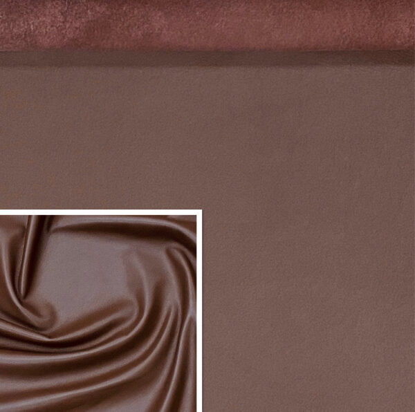 Valencia Rich Brown, Leather Lambskin : Italian Lamb Nappa (0.6-0.7mm 1.5oz) 10 - Image 2
