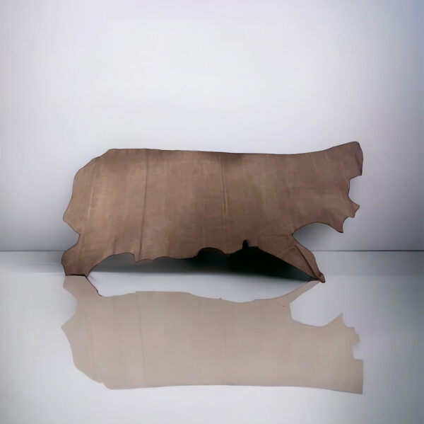 Rivendale Brown: Nubuck Leather Cow Side : 1.2-1.4mm (Ex Pittards Stock) - Image 2