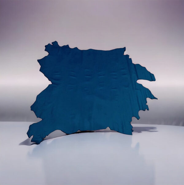 Stirling Rockingham Dark-Blue Automotive Smooth Grain Leather Cow Hide : 1.1-1.3mm (Ex Pittards Stock) - Image 2