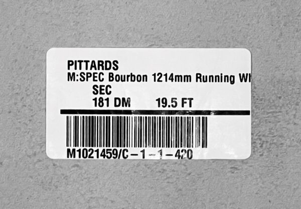 M-Spec Bourbon Running-White, Semi-Firm Printed Grain Leather Cow Side : 1.2-1.4mm (Ex Pittards Stock) - Image 4
