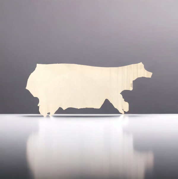 Shipshape Off-White : Smooth Leather Cow Sides, 1.4-1.6mm (Ex Pittards Stock) - Image 2