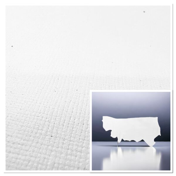 Beachlife-White, Semi-Firm Printed Grain Leather Cow Side : 1.4-1.6mm (Ex Pittards Stock)