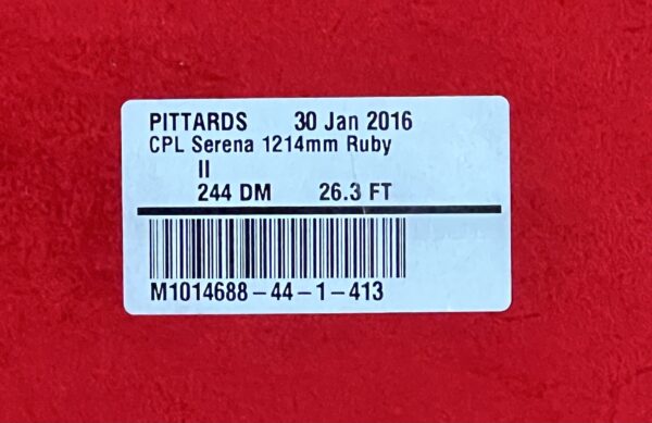 Serena Nappa Ruby-Red Cow Side : 1.2-1.4mm (Ex Pittards Stock) - Image 4