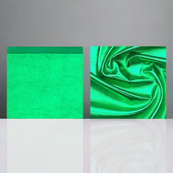 Shimmer Foiled Lambskin Green : Italian Leather (0.6-0.7mm 1.5oz) 9