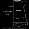Anthracite Embossed Caiman Print Cow Side  (1.4mm 3.5oz) 20 DISCONTINUED - Image 4