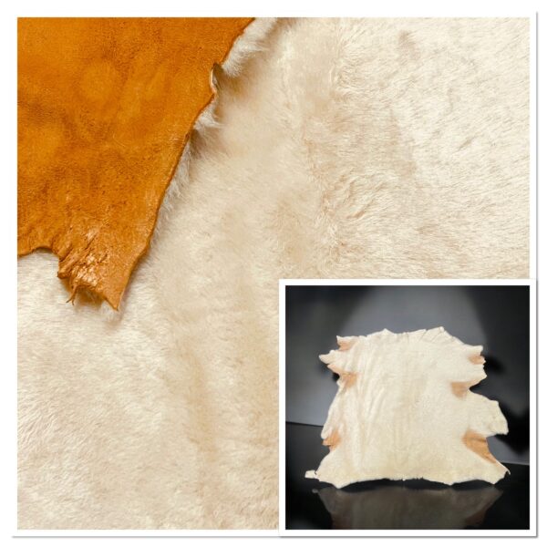 Small Merino Cream : 10mm Straight Wool 8 Piece Sheepskin Bundle (Ref-gh.eol) 13-09-24