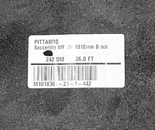 Soccerlite Black: Leather Cow Side, Matte Finish with Dimpled Grain 1.0-1.2mm (Ex Pittards Stock) - Image 4