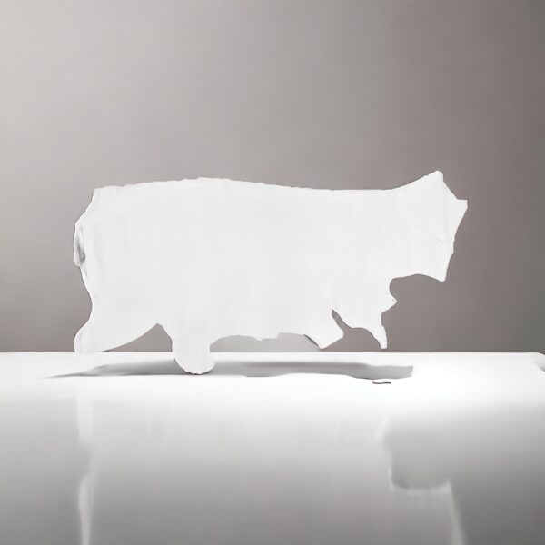 White Stingray : Printed Leather Cow Side : 1.4-1.6mm (Ex Pittards Stock) - Image 2