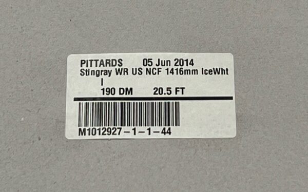 White Stingray : Printed Leather Cow Side : 1.4-1.6mm (Ex Pittards Stock) - Image 4
