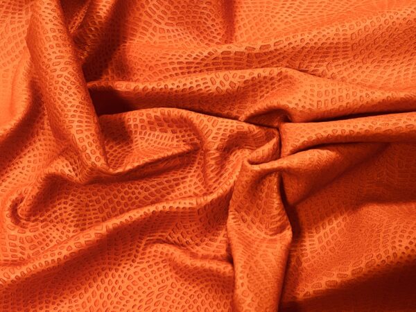 Pittards Dragon Tangerine : Printed Sheep Leather 0.7mm (Ex Pittards Stock) WR100X.7mm DragonTangerineAA - Image 3