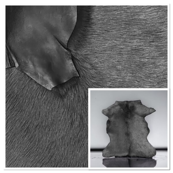 Toscana Steel-Grey : 8 Piece Shearling Bundle With Black Nappalan Reverse (Ref-gh.eol)