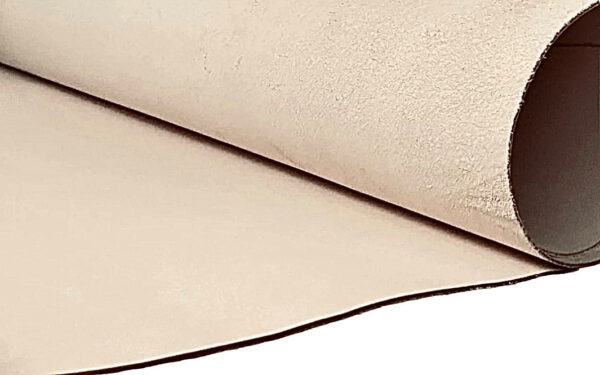 Vegetable Tanned Leather : Natural Trimmed Double Shoulder (2.0-2.5mm or 6oz) Suitable For Tooling, Wet Moulding, Engraving & Stamping. This Leather Readily Accepts Dyes & Stains. - Image 2