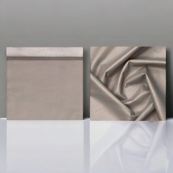 Valencia Dove Grey, Leather Lambskin : Italian Lamb Nappa (0.6-0.7mm 1.5oz) 10
