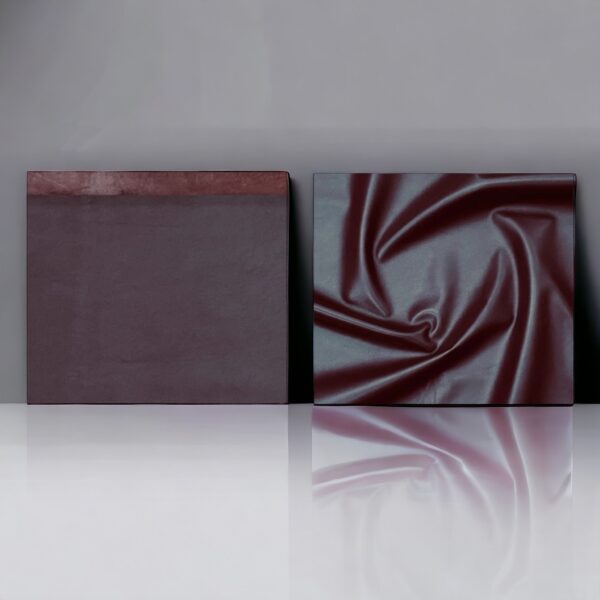Valencia Plum, Leather Lambskin : Italian Lamb Nappa (0.6-0.7mm 1.5oz) 10