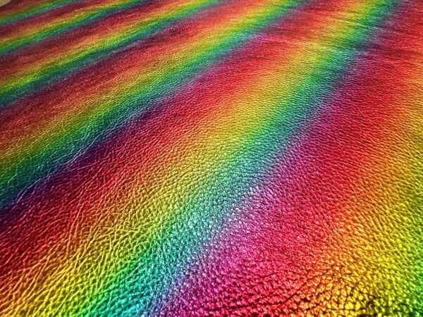 Vegas Rainbow, Full Grain Foiled Cow Side : (0.9-1.1mm 2.5oz) 24 - Image 3