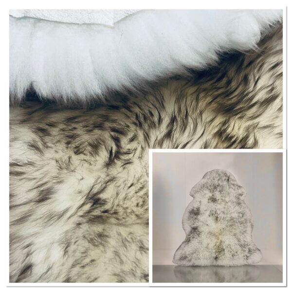 Wolf-Tip Brown Sheepskin Rugs: Premium Quality Sheepskin Rugs for any Room (65cm x 95cm) - Image 2