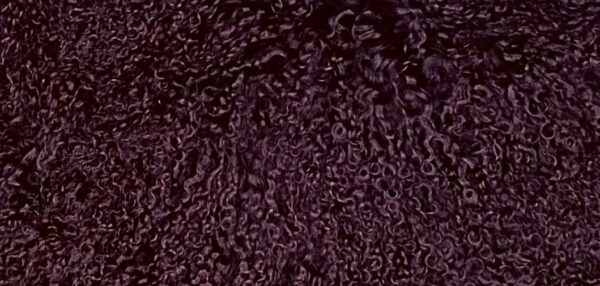 Wine Mongolian Sheepskin Plate : (120cm L x 60cm W) Perfect As Rugs or Making Cushions and Garments. - Image 2