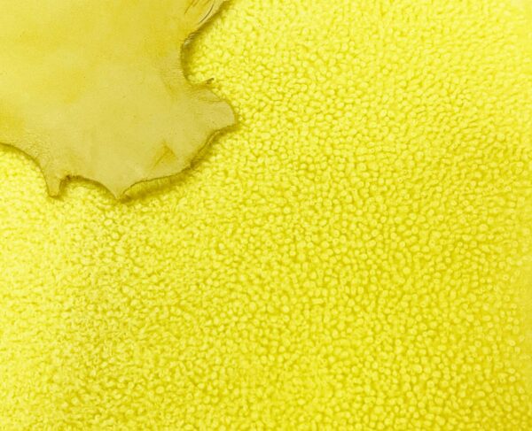 Small Merino Curly Yellow 8mm : 5 Piece Shearling Bundle - Image 2
