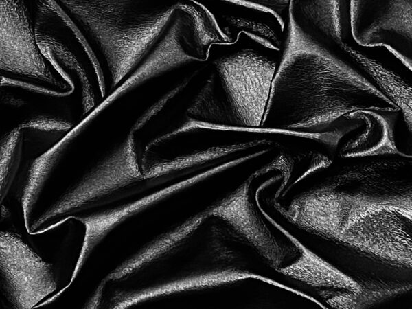 Black, Metallic Foiled Leather Pig Skin : (0.6-0.7mm 1.5oz) 15 - Image 4