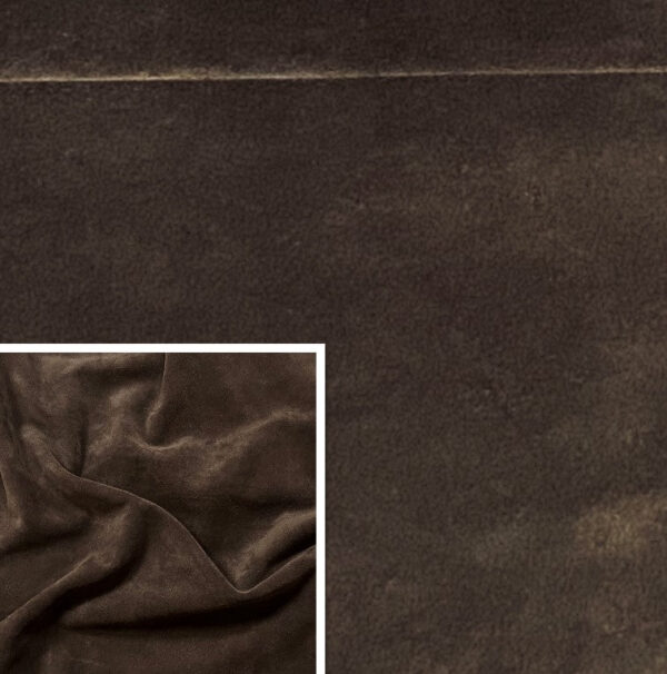 Dark Brown, Washable Split Suede : (1.1mm-1.2mm 3oz) 15 - Image 2