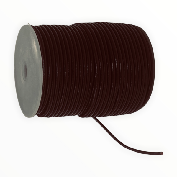 Vegetable Tanned Leather "Cord" Lacing, Purple & Brown : 3mm (Ref-gh.eol) - Image 3