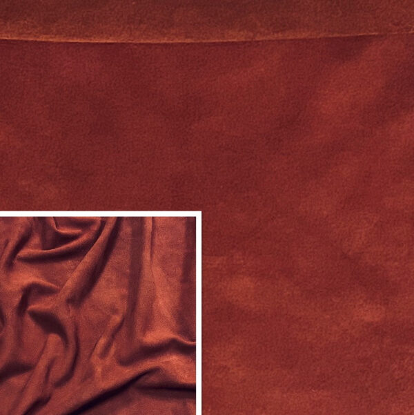 Burgundy, Goat Suede : (0.5-0.6mm 1.5oz) 5 - Image 2