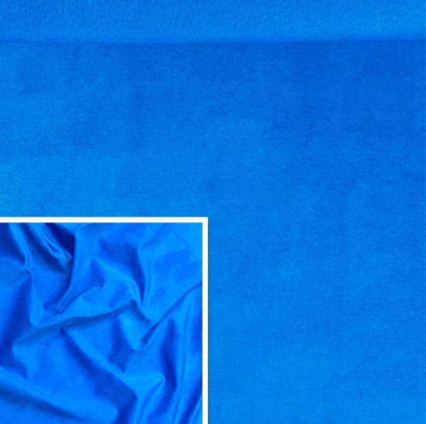 Electric Blue, Pig Suede : (0.5-0.6mm 1.5oz) 15 - Image 2