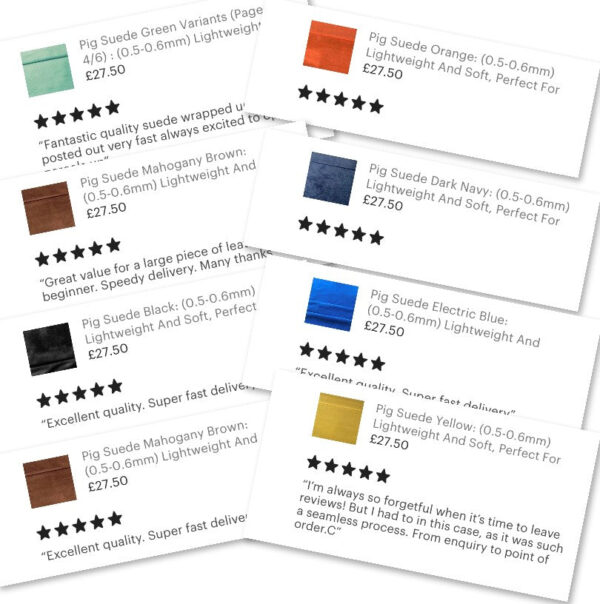 Beige, Pig Suede: (0.5-0.6mm 1.5oz) 15 - Image 6